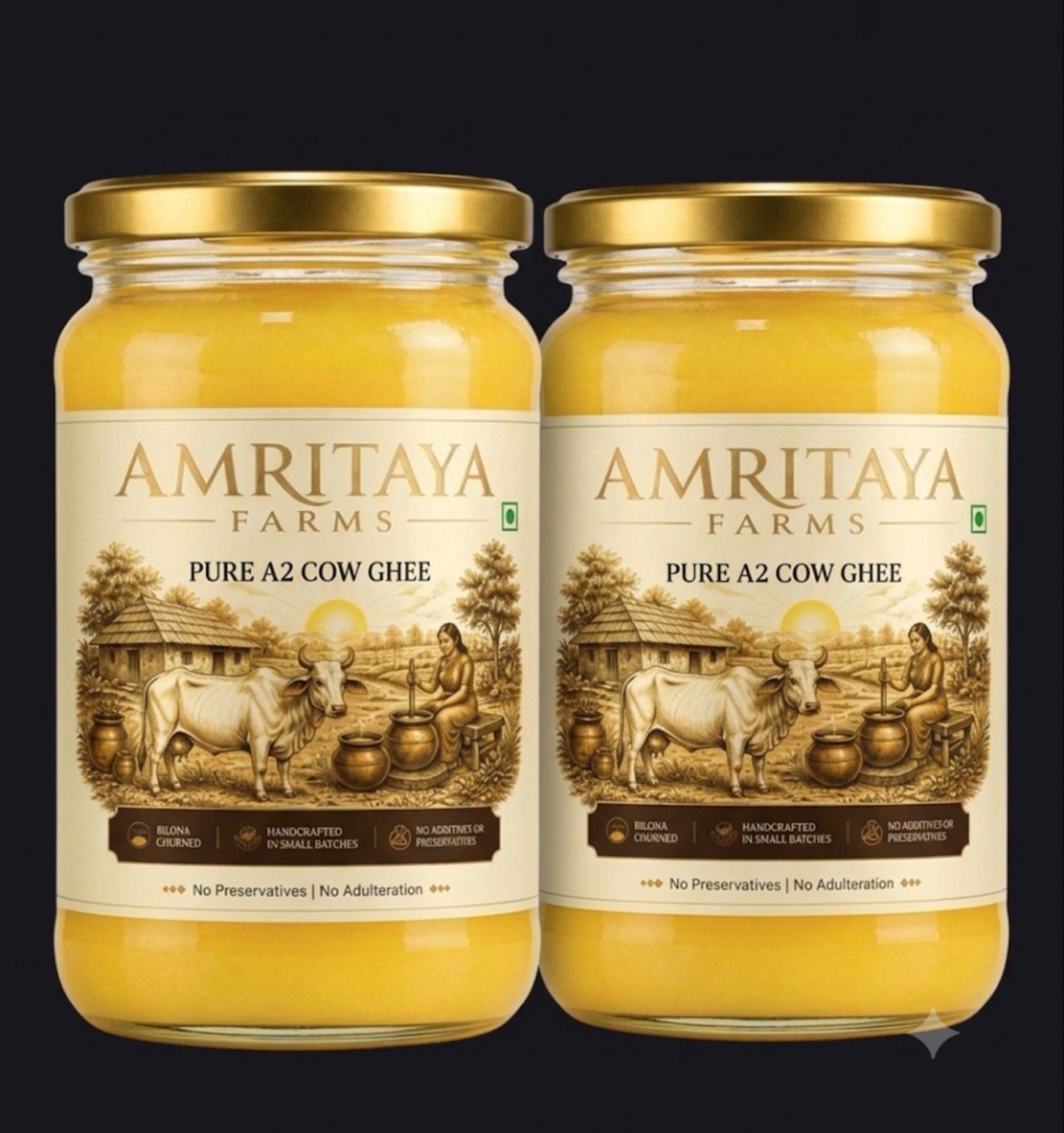Traditional A2 Ghee pack of 2